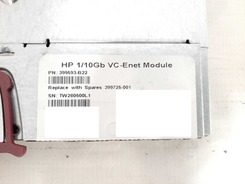 HP 1/10Gb VC-Enet Module 2x10Gb 8x1Gb 399593-B22 Q$
