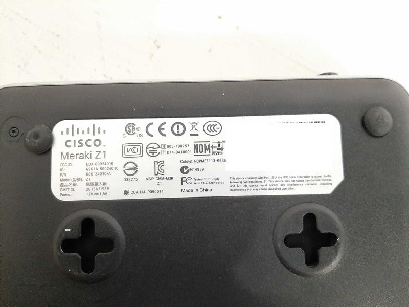 Cisco Meraki Z1 Cloud Managed Teleworker Gateway Router - Unclaimed $
