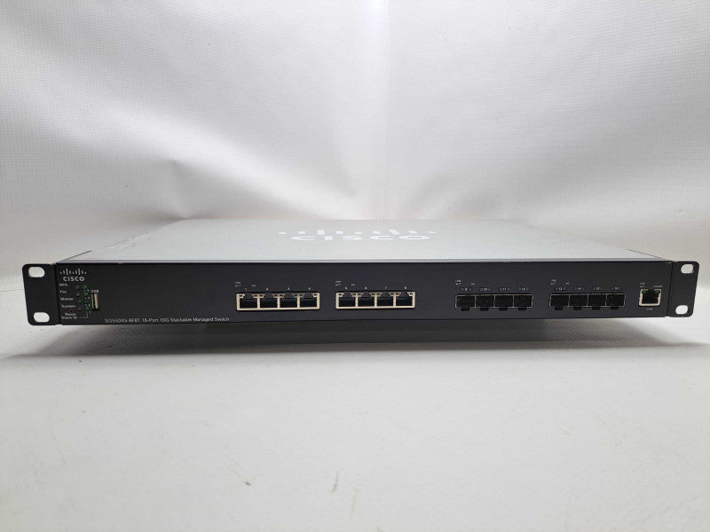 Cisco SG550XG-8F8T 16-Port 10G Stackable Managed Switch )