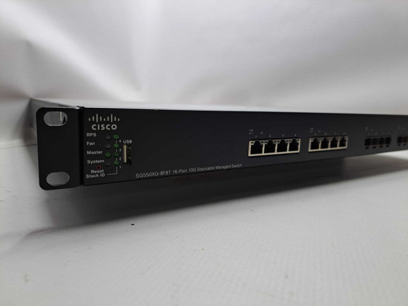 Cisco SG550XG-8F8T 16-Port 10G Stackable Managed Switch )