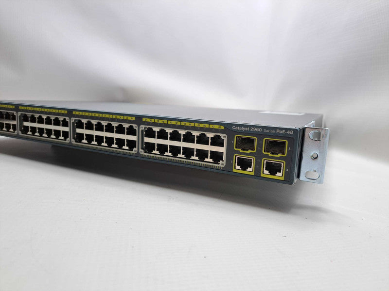 Cisco Catalyst 2960 WS-C2960-48PST-L 48-Port Rack-Mountable PoE Switch Q)