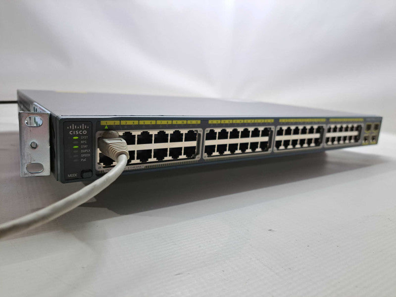 Cisco Catalyst 2960 WS-C2960-48PST-L 48-Port Rack-Mountable PoE Switch Q)
