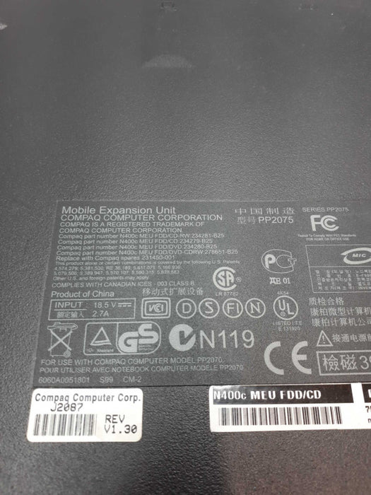 VINTAGE Compaq Evo PP2075 Laptop Intel Pentium &