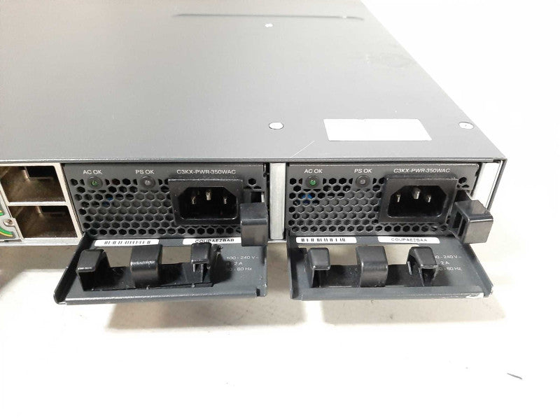 Cisco WS-C3750X-48T-S 48 Port 3750X Gigabit Switch READ $