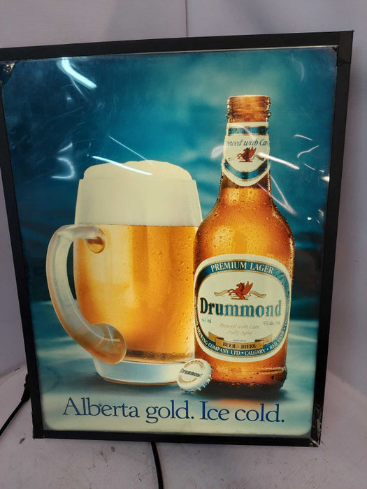 Alberta Gold Drummond Draft Beer Premium Lager Bar Light   Model: COK-6-87
