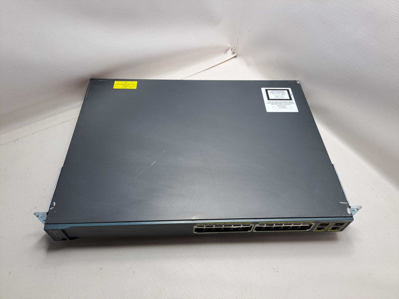 Cisco WS-C2960-24PC-L 24 Port POE Switch Dual Gigabit Uplinks + RackMount Q)