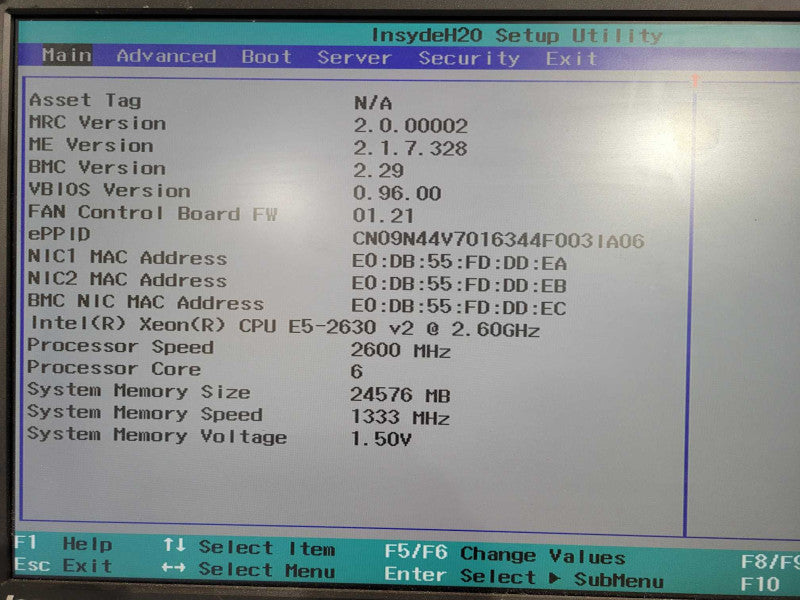 DELL PowerEdge C6220 II 6x Intel Xeon E5-2630 v2 @2.6GHz 512GB RAM  !