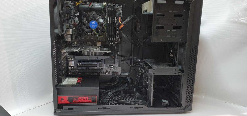 Gaming PC i7-6700 CPU 32GB DDR4 RAM GTX1050 2GB GPU 620W PSU @