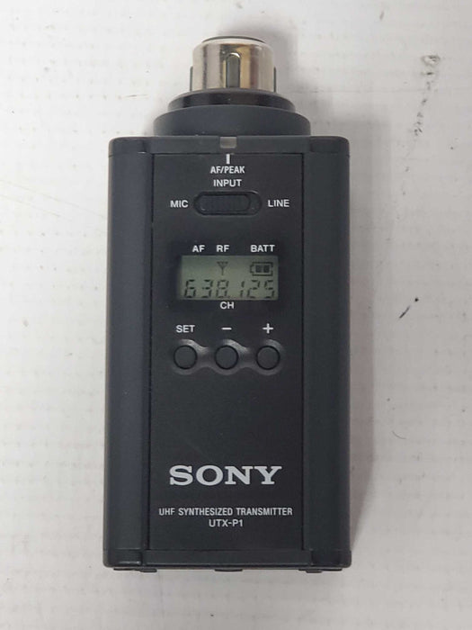 Sony UTX-P1 UHF Synthesized Plug In Transmitter 638.125-661.875MHz |