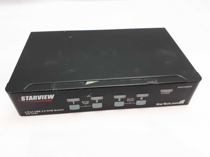 StarTech SV431USBAE 4-Ports Rack-Mountable KVM Switch  &