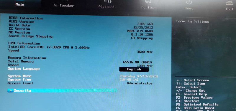 Custom PC i7-3820 CPU 64GB DDR3 RAM (2x) GTX670 4GB GPU 1050W PSU *READ @