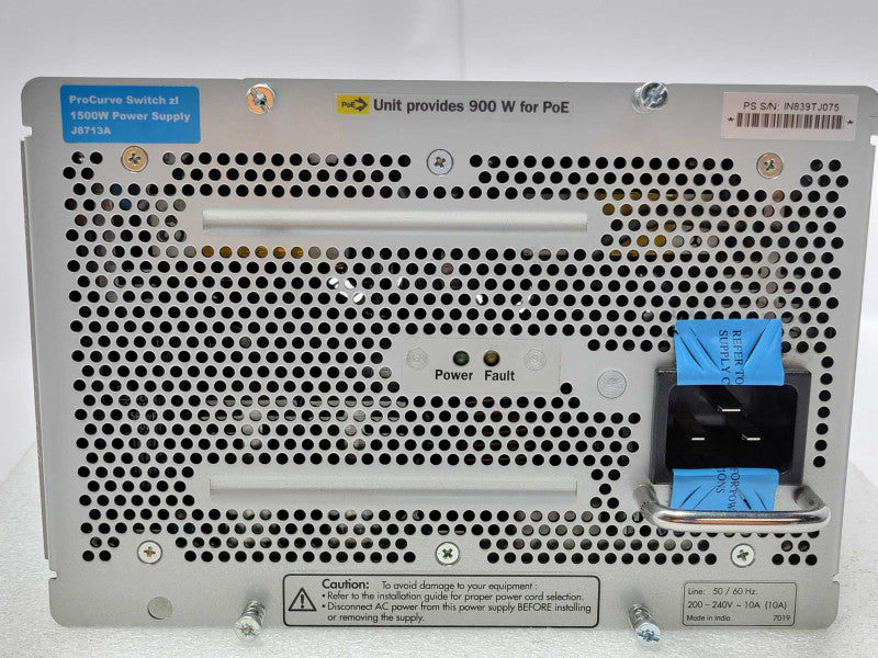 HP ProCurve switch zl 1500W Power Supply J8713A Q_