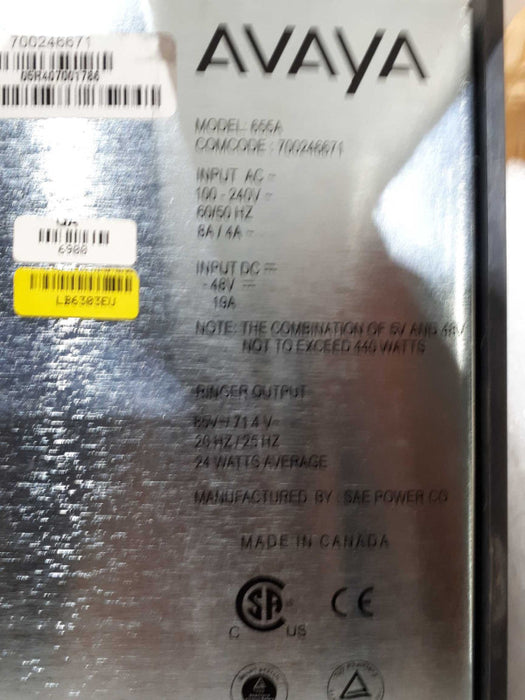 Avaya 655A Power Unit DPSN-500AB- see notes Q&