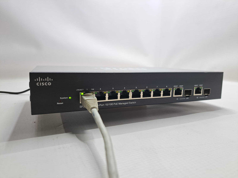 Cisco SF302-08P 8-port 10/100 PoE Managed Switch )