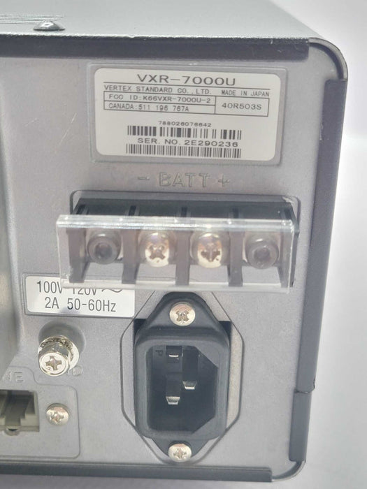 Vertex VXR-7000 Desktop Analog Repeater/Base Station, Read  _