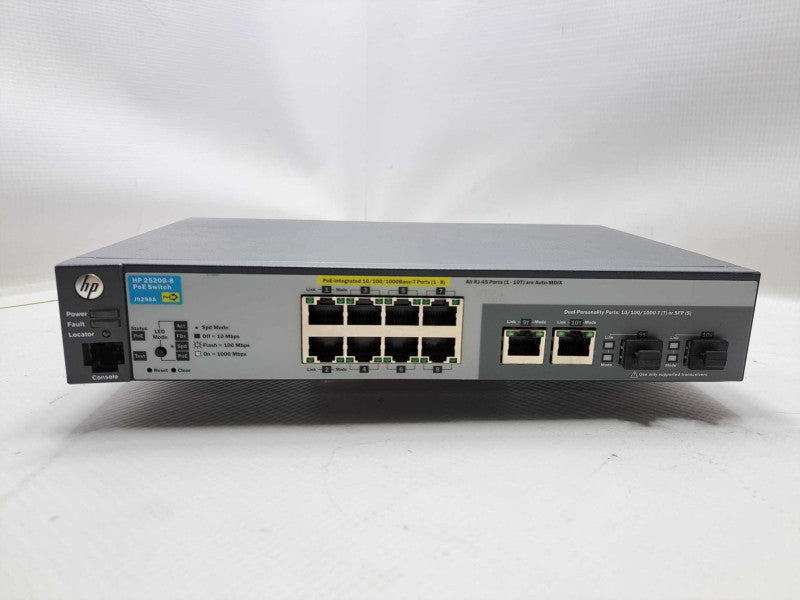 HP ProCurve 2520G-8 PoE Gigabit Managed Switch - J9298A  )