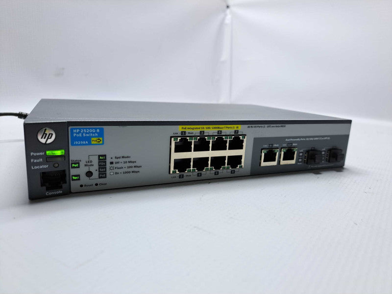 HP ProCurve 2520G-8 PoE Gigabit Managed Switch - J9298A  )