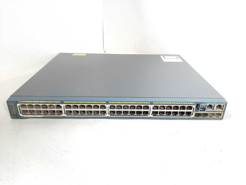 Cisco WS-C2960S-48FPS-L 48 Port PoE+ Gigabit Network Switch Q$