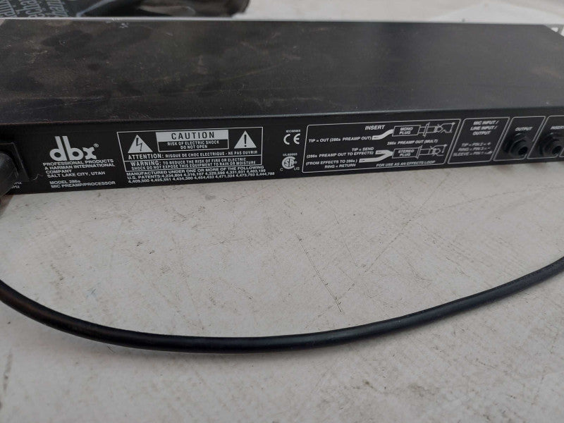 DBX Professional Products 286s Mic Pre amp Processor Model:DBX286SV Q