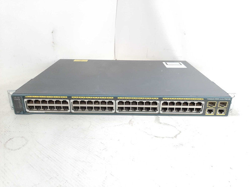 Cisco Catalyst 2960 WS-C2960-48PST-L 48-Port Rack-Mountable PoE Switch $