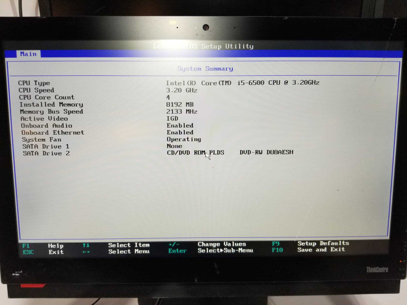 Lenovo Thinkcenter M900Z AiO 23.8\\" i5-6500 / 8gb ram / READ #