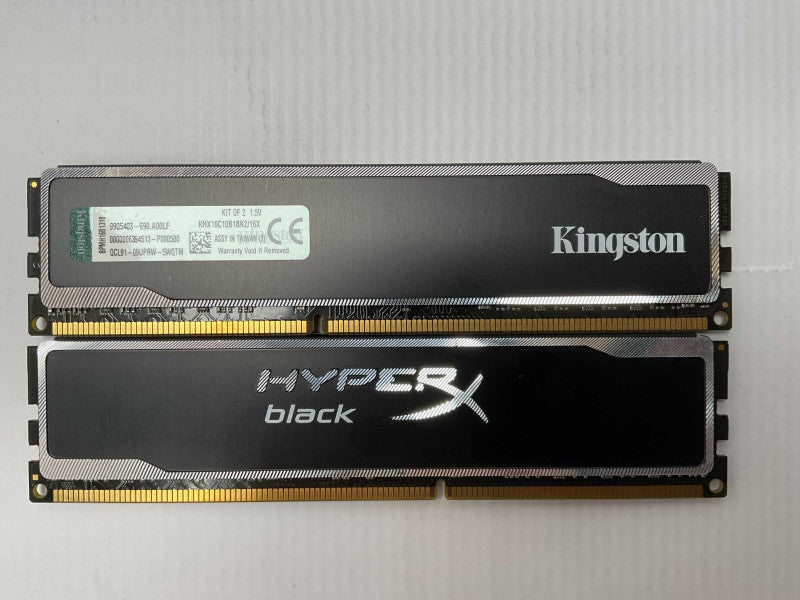 Kingston HyperX Black 16GB kit (2x8GB) DDR3-1600 CL10 -