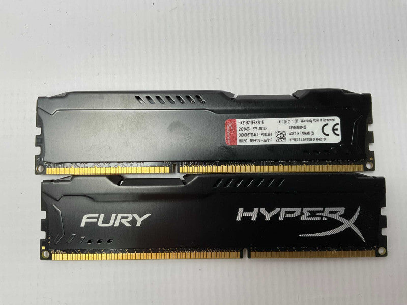 HyperX FURY 16GB Kit (2 x 8GB) DDR3 1600 Memory RAM Q-