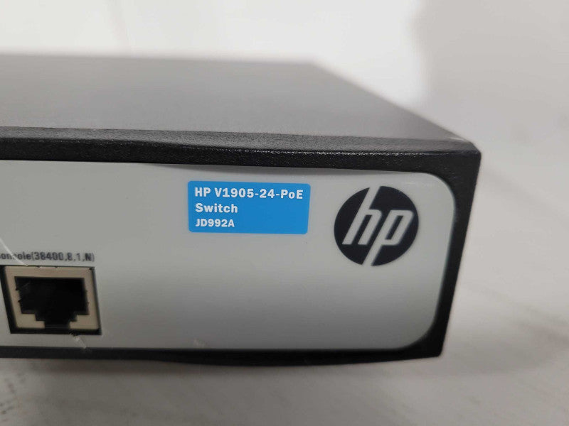 HP V1905-24-POE SWITCH 24 SWITCH PORTS ETHERNET JD992A !
