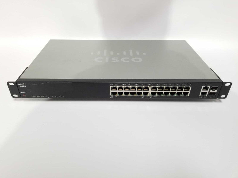 Cisco SG200-26P 26x port gigabit PoE Smart Switch - Factory Reset #