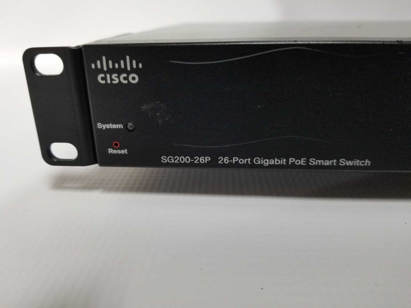 Cisco SG200-26P 26x port gigabit PoE Smart Switch - Factory Reset #