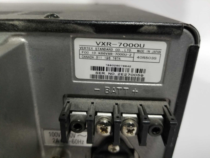 Vertex Standard VXR-7000U Desktop Repeater / Base Station - READ  #