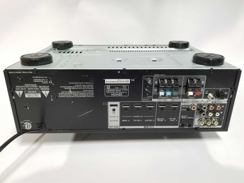 Denon AVR-S530BT 5.2 Channel Full 4K Ultra HD AV Receiver - READ #