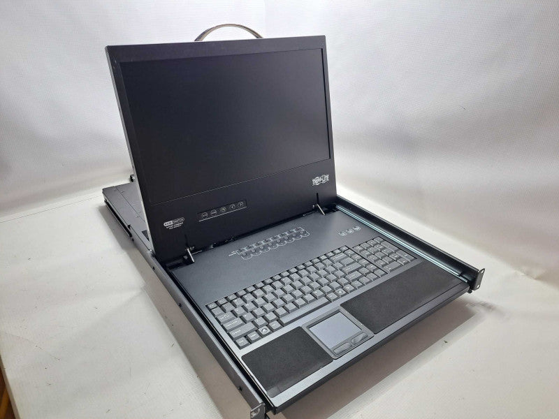 TRIPP LITE 19\\" LCD 8-Port Rack Console VGA KVM Switch B040-008-19  )