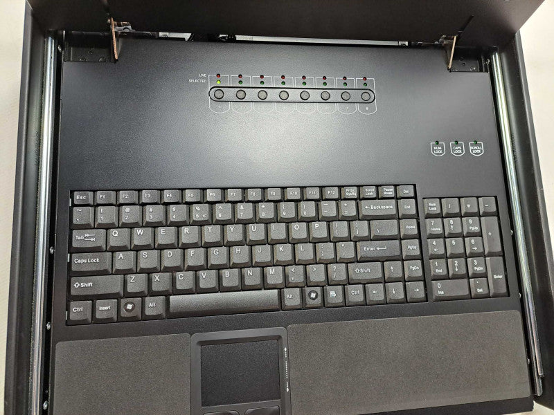 TRIPP LITE 19\\" LCD 8-Port Rack Console VGA KVM Switch B040-008-19  )