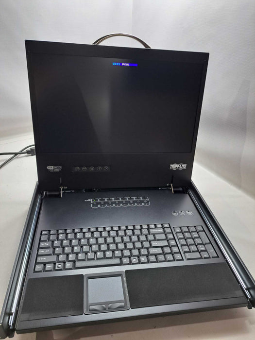 TRIPP LITE 19\\" LCD 8-Port Rack Console VGA KVM Switch B040-008-19  )