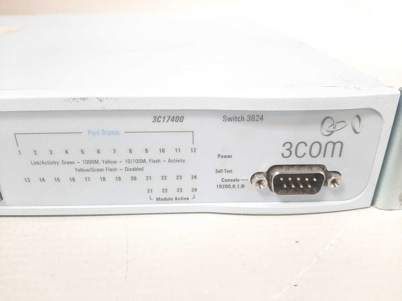 3COM 3c17400 switch 3824 SuperStack 3 Switch 3824 24x10/100/1000 +4x SFP port $