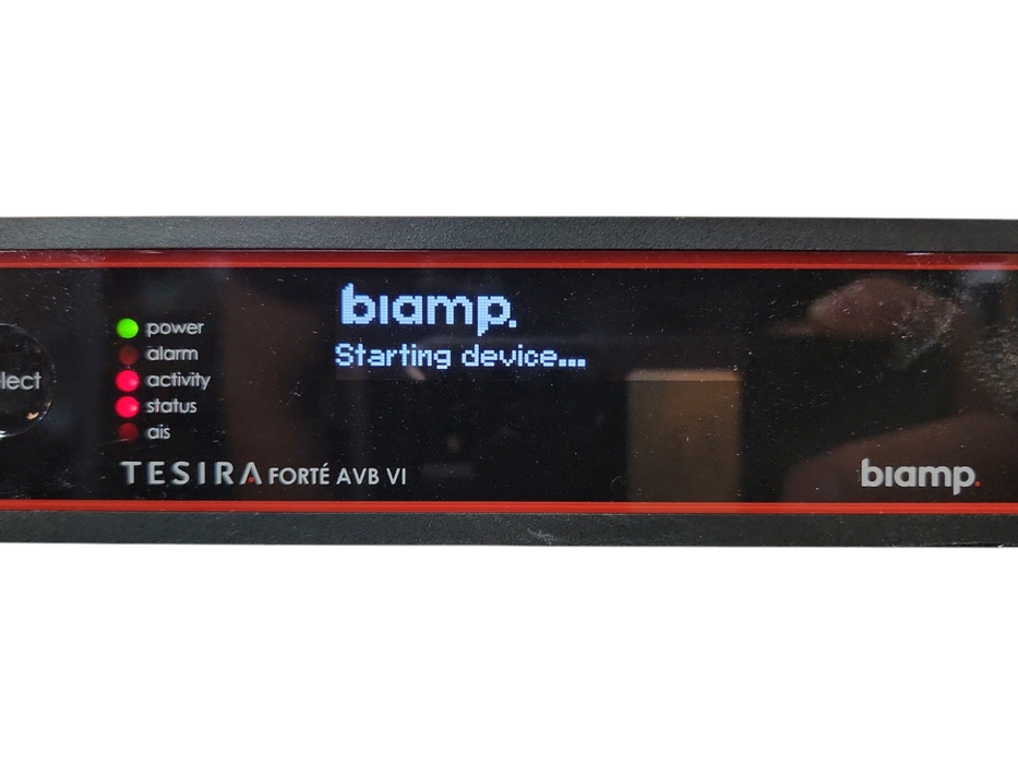 Biamp Tesira Forte AVB VI Digital Signal Processor, READ