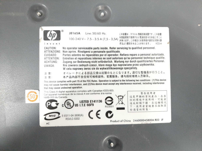 HP ProCurve Switch 2650-PWR J8165A 48 Port PoE Network Switch 24Hr $