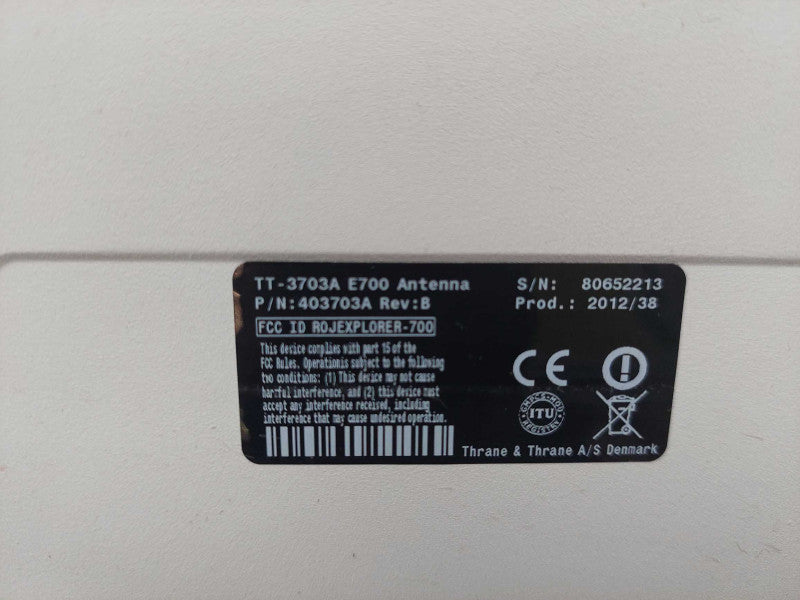 Thrane & Thrane BGAN Inmarsat Explorer E700 Antenna TT-3703A, TT-3732A Trans