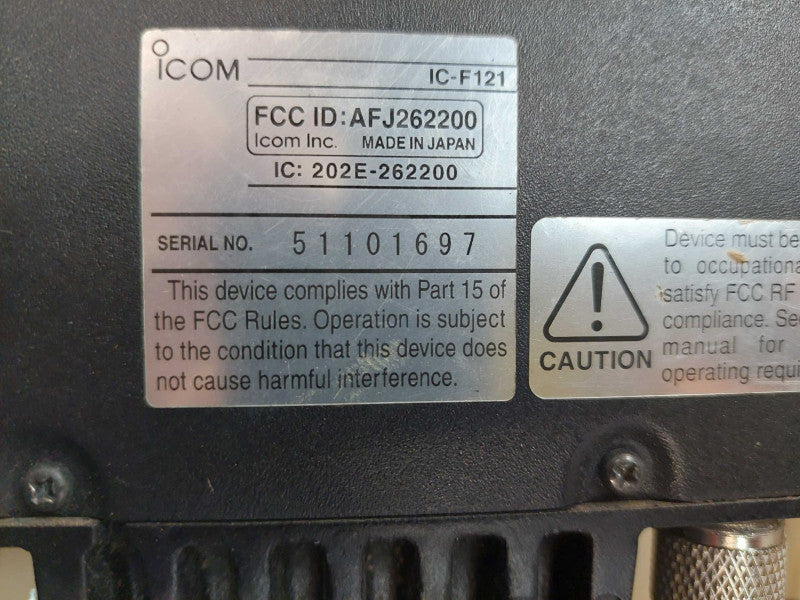 Seismic Case + 2 x Icom IC-F121