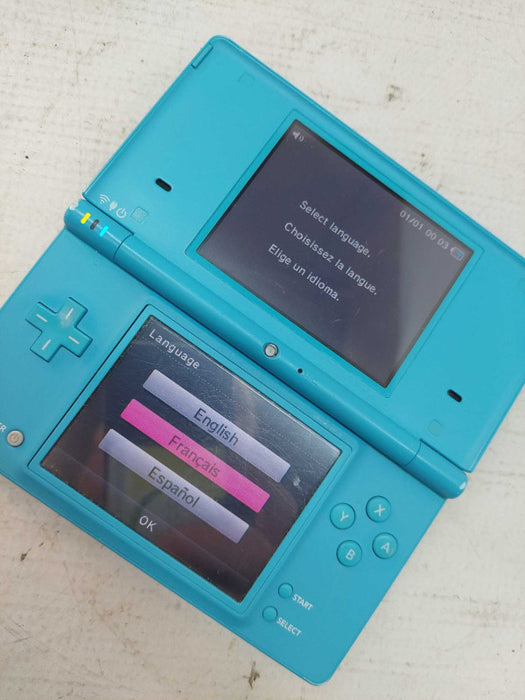 Nintendo DSi Light Blue Handheld System Model: TWL-001