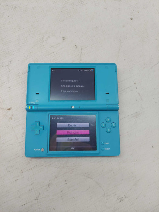 Nintendo DSi Light Blue Handheld System Model: TWL-001
