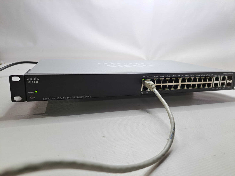 Cisco SG300-28P 28-Port Gigabit PoE Managed Switch )