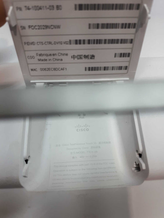 Cisco TelePresence TTC5-09 Touch 10 Control Conference Device Controller &
