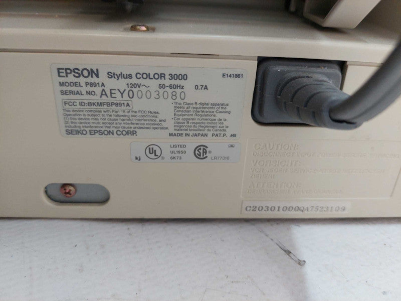 Epson Stylus Colour 3000 Printer