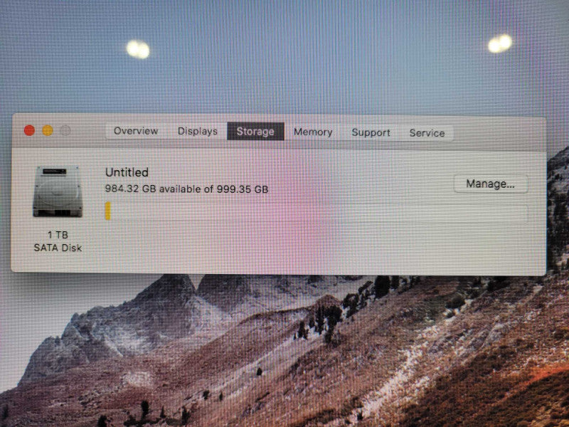 Apple iMac A1418 20.5-INCH 2013 8GB Ram 1 TB Storage Core i5-4570R 2.70Ghz !