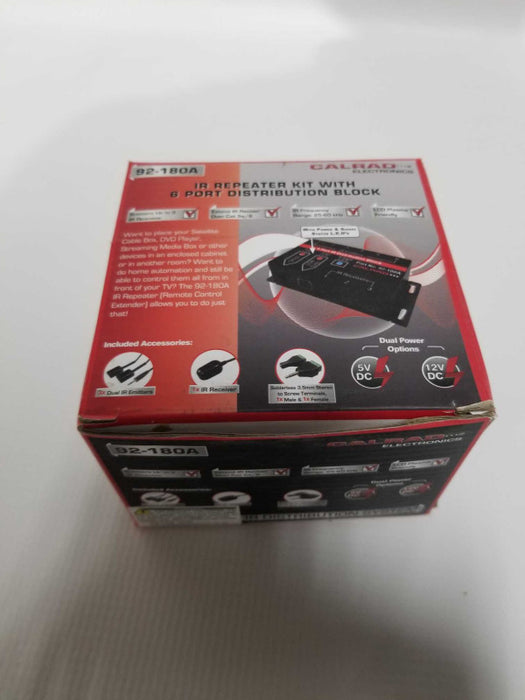 IR Repeater Kit, 6 Port Distribution System 92-180A IR signal Receiver #
