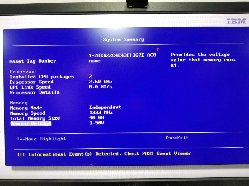 IBM System x3550 M4 2x Xeon E5-2650 @2.6GHz 40GB RAM M5110 RAID #