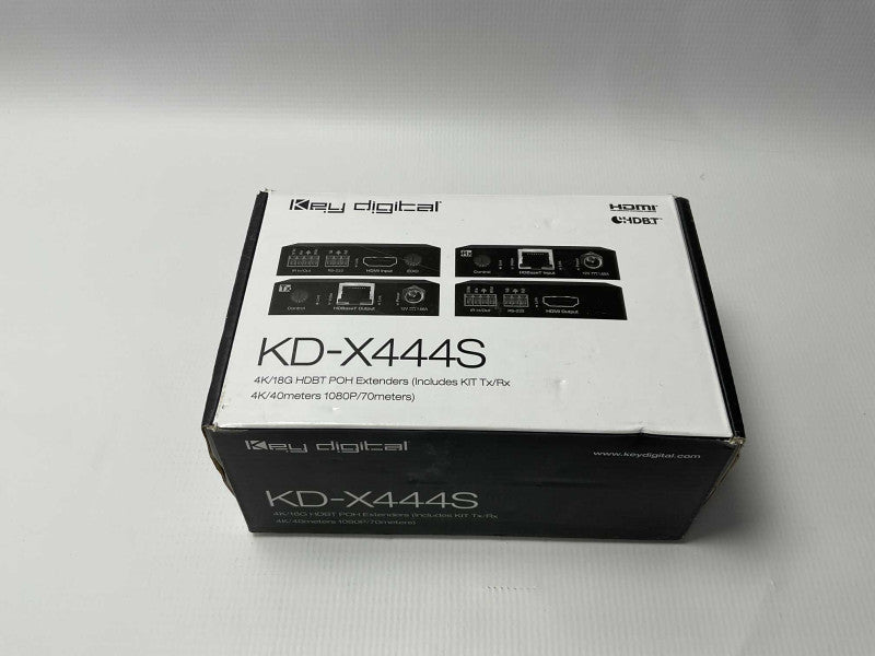 Key Digital KD-X444S 4K/18G HDBaseT POH Extender Kit -