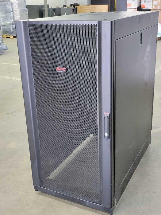 APC NetShelter SX Server Rack Enclosure, 24U, Black, 116x107x59cm (H,D,W) SEE _